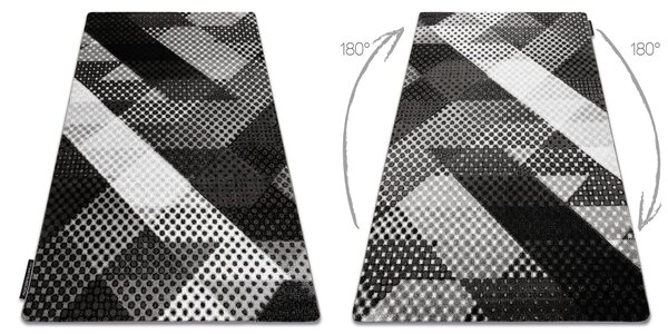 Covor INTERO BALANCE 3D Puncte gri