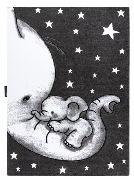 Covor PETIT TRUMPET TROMPETA ELEFANT STEA gri