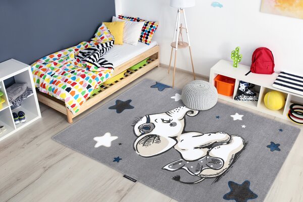 Covor PETIT ELEPHANT ELEFANT STEA gri