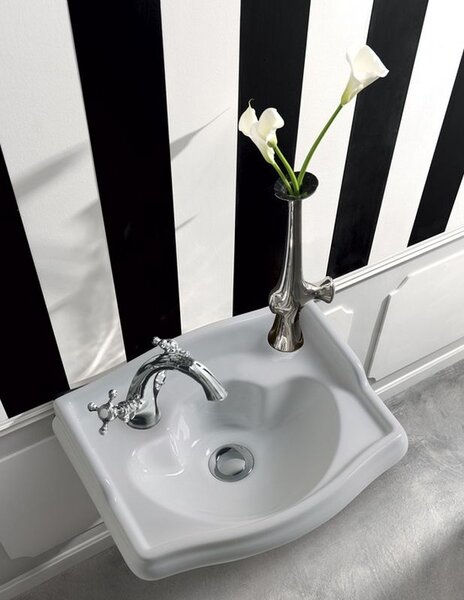 Kerasan Retro lavoar 41x32 cm clasică alb luciu 103301