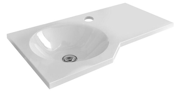 Excellent Be Spot lavoar 60x34.5 cm de colț clasică alb luciu CEEX.2301.600.WH