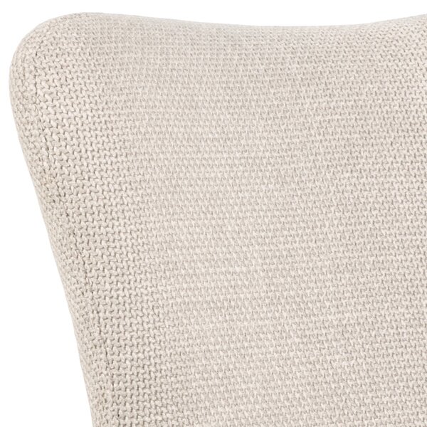 MAZZONI EXPORT SARETTA Bej (material Basel 24) - SCAUN MODERN PIVOTANT TAPIȚAT PENTRU SALON/SUFRAGERIE/BIROU LOFT