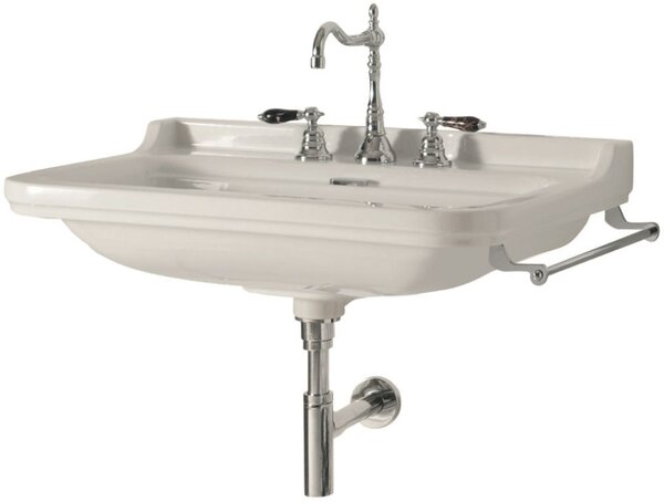 Kerasan Waldorf lavoar 60x55 cm dreptunghiular clasică alb luciu 4140K1