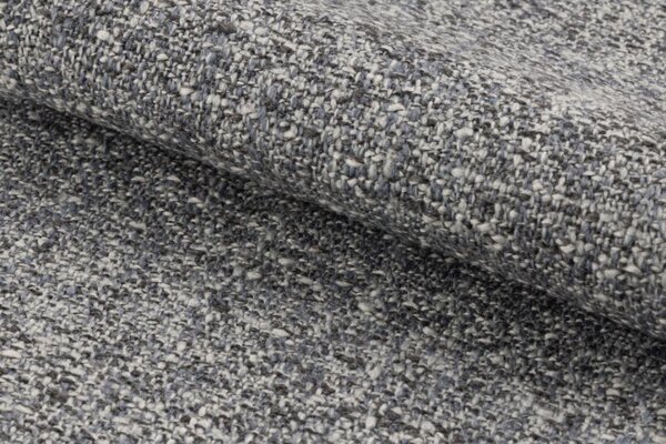 MAZZONI EXPORT SARETTA Gri albăstrui (material Java 48) - SCAUN MODERN PIVOTANT TAPIȚAT PENTRU SALON/SUFRAGERIE/BIROU LOFT