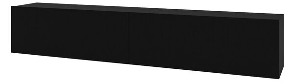 Masă TV/Dulap Avernic Typ 40 (onyx negru + Stejar wotan). Promo -17%. 1042067