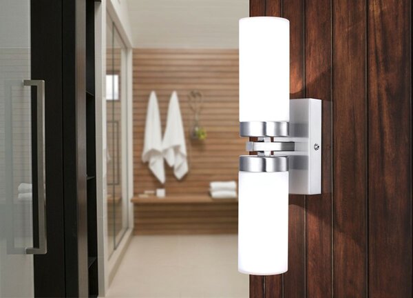 Globo Lighting Space lampă de perete 2x40 W opal-nichel 7816