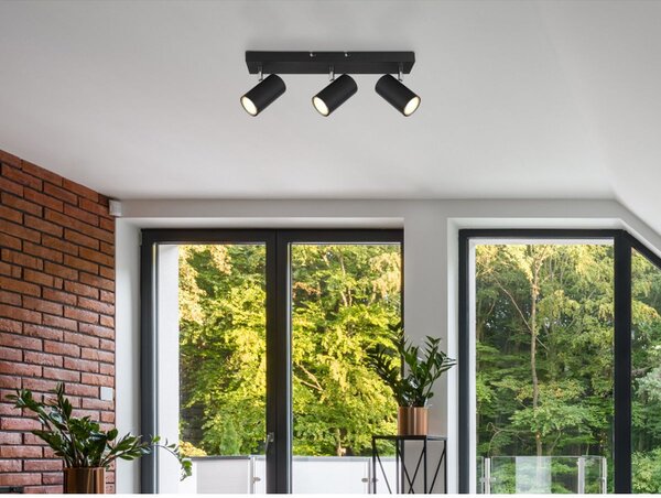 Globo Lighting Robby lampă de tavan 3x35 W negru-crom 57911-3B