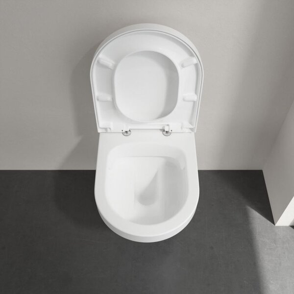 Villeroy & Boch Architectura set vas și capac agăţat fără margine alb 4694HR01