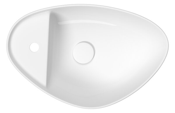Cersanit Moduo lavoar 55x35.5 cm de blat alb luciu K116-155