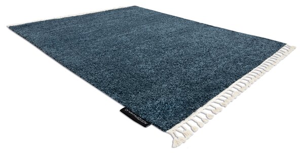 Covor Berber 9000 albastru Franjuri shaggy