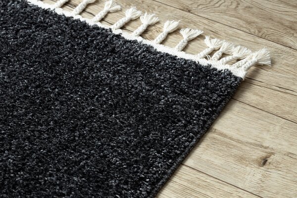 Covor Berber 9000 gri Franjuri shaggy