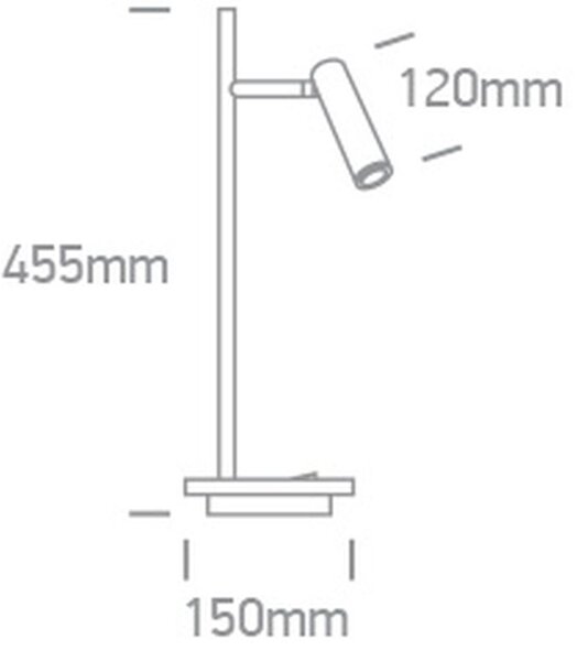 One Light Diodor veioză 2x6 W negru 61132A/B/W