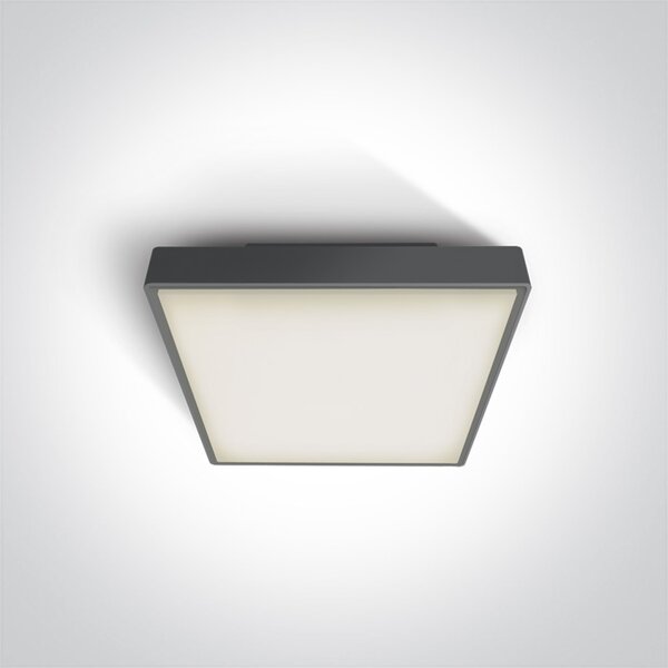 One Light Miladeza plafoniera de exterior 1x12 W antracit 67282E/AN