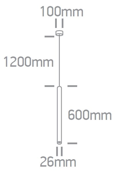 One Light Arapis lampă suspendată 1x6 W negru-alamă 63108A/B/W