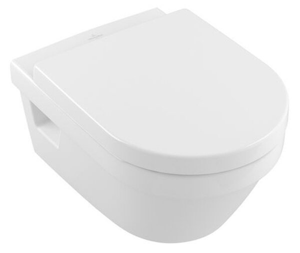 Set complet vas WC suspendat Villeroy & Boch, Architectura 5684HR01, cu rezervor si clapeta