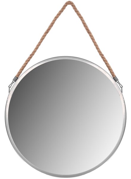 Oglindă rotundă 40CM silver KLMH-0410S-1