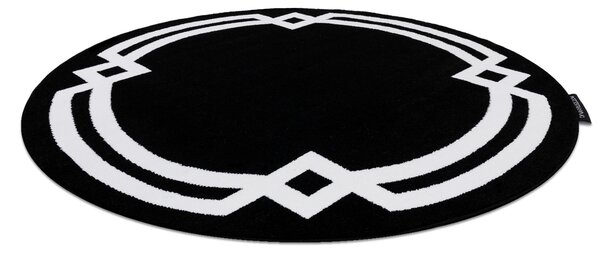 Covor HAMPTON Lux cerc negru