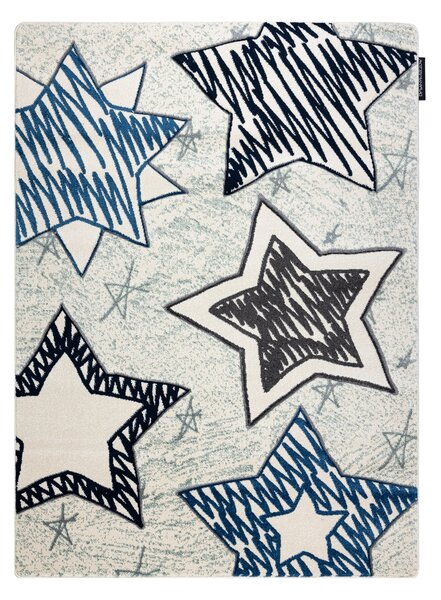 Covor PETIT STARS stele albastru