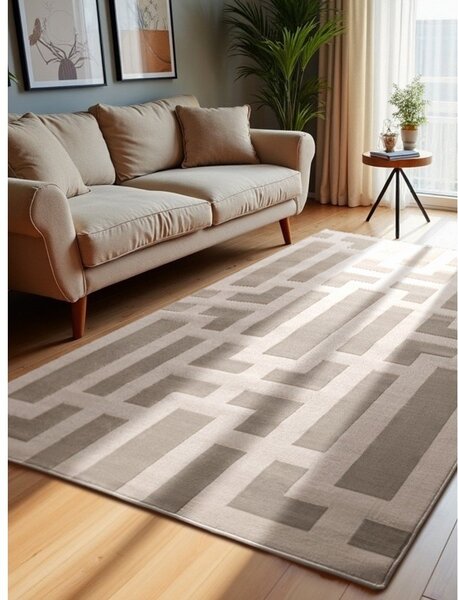 Covor gri/crem 120x170 cm Perles Onyx – Elle Decoration