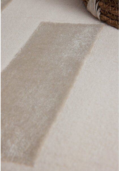 Covor gri/crem 120x170 cm Perles Onyx – Elle Decoration