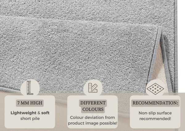 Covor gri deschis 80x150 cm Fancy – Hanse Home