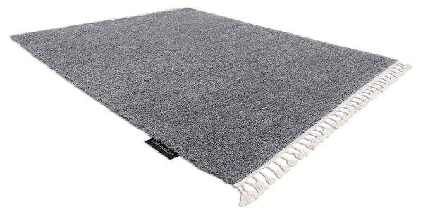 Covor Berber 9000 gri deschis Franjuri shaggy