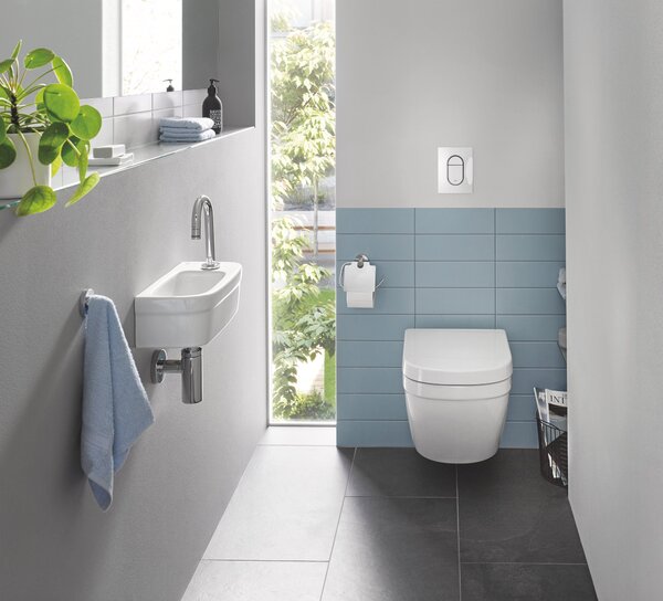 Grohe Euro Ceramic vas wc agăţat fără margine cu spălare turbionară alb 39206000