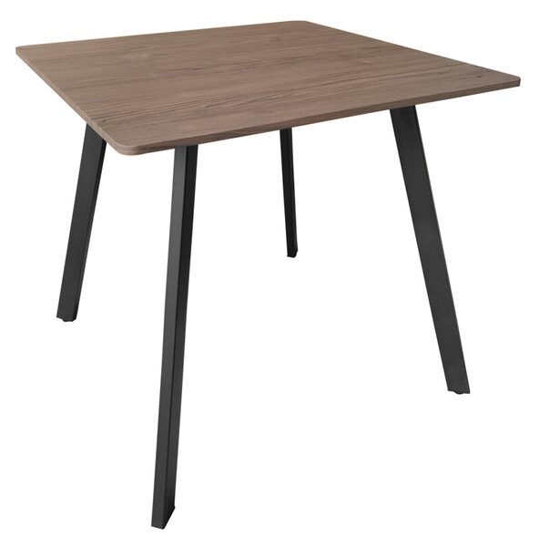 Masa Bucatarie/Dining Sergio MDF Nuc 80x80x75cm