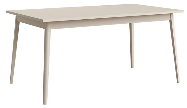 Masă de dining Rose, bej nisipiu/auriu (180x90 cm)