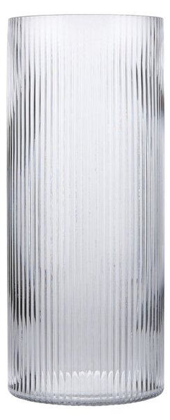 Vază decorativă, din sticlă, Arti Casa, 34 x 14 cm, transparentă