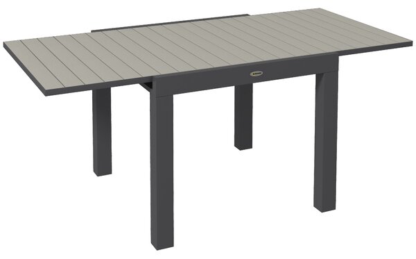 Masă extensibilă pentru terasă Outsunny, cu 4-6 locuri, 81-162 cm | Aosom Romania