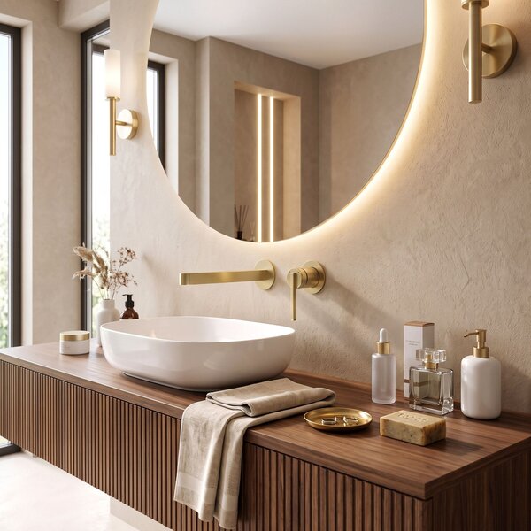 REA Grace Brush Gold baterie de culoare
