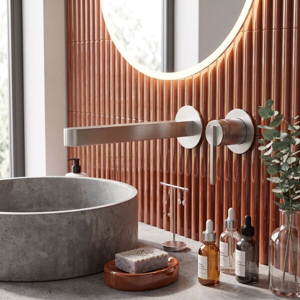 REA Grace Brush Nickel baterie de culoare