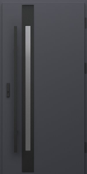 Usa exterior de intrare in casa Porta Thermo - Standard - Model Glass G.2 Antracit Structurat