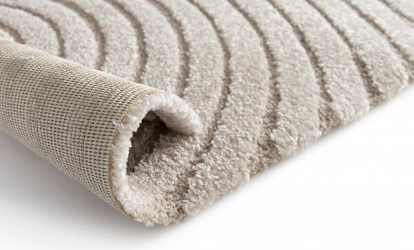 Covor Sufragerie Dormitor Belgian, Model 59602-055, Colectia Cabo, Bej 120 x 170