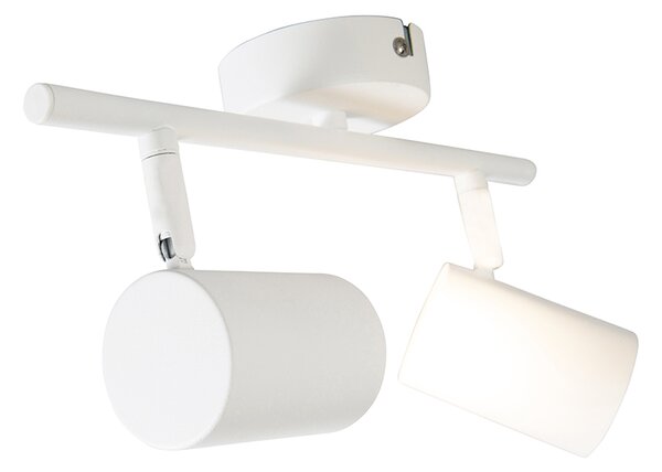 Spotlight modern alb cu 2 lumini inclinabile - Jeana 2