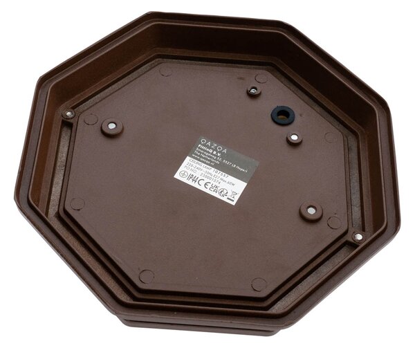 Plafonieră rustică maro ruginiu 21,3 cm IP44 - Bri