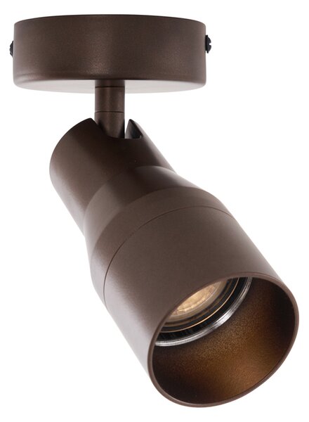 Spotlight modern tavan bronz închis GU10 50mm rotund - Stanley