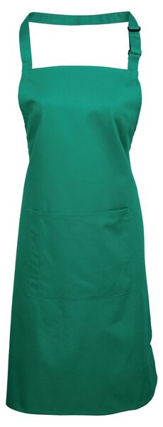 Șorț de bucătărie cu cordon de gât și buzunar - Emerald