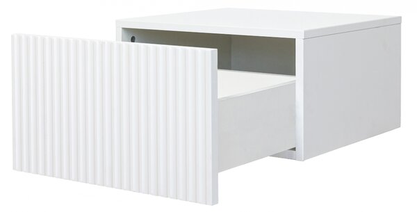 Set noptiere suspendate Nicole 46 cm - alb
