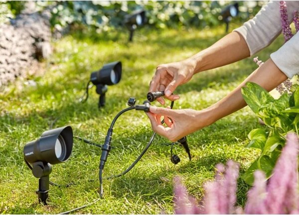 Philips - Set 3x LED spot exterior GARDENLINK LED/6W/230V 2700K IP44