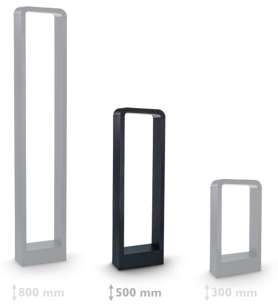 Lampă LED de exterior Brilagi BARI LED/7W/230V 3000/4000/6000K IP54 50 cm