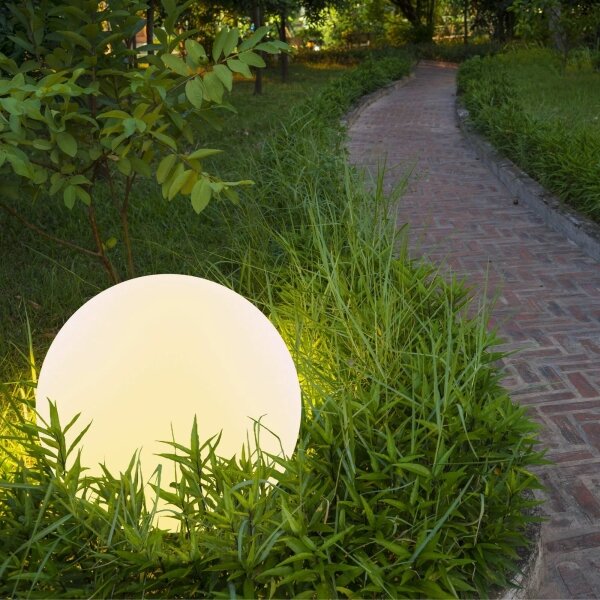 Lampă LED RGBW solară BALL LED/3,2V d. 20 cm IP65 + telecomandă
