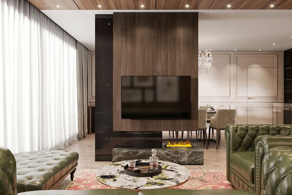 Focar semineu electric incorporabil 3D cu vapori de apa incorporabil, Led, cu sunet, 8 culori, Wi-Fi cu APP internet, ElectricSun MISTique mic 60 cm