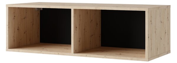 Raft suspendat Calabria P100 (stejar artisan + negru). 1051546