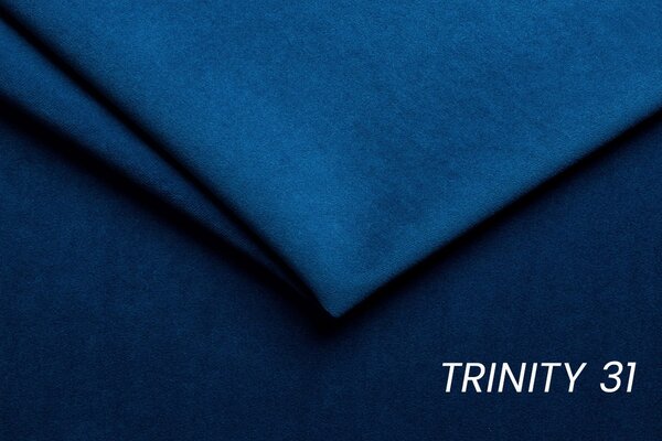 Colțar extensibil Laksaro pe stânga - catifea albastră Trinity 31
