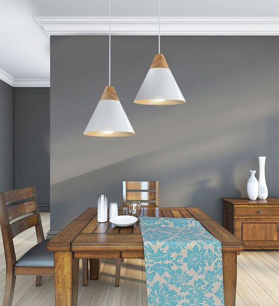 Lampa DE TAVAN SCANDIC C alb