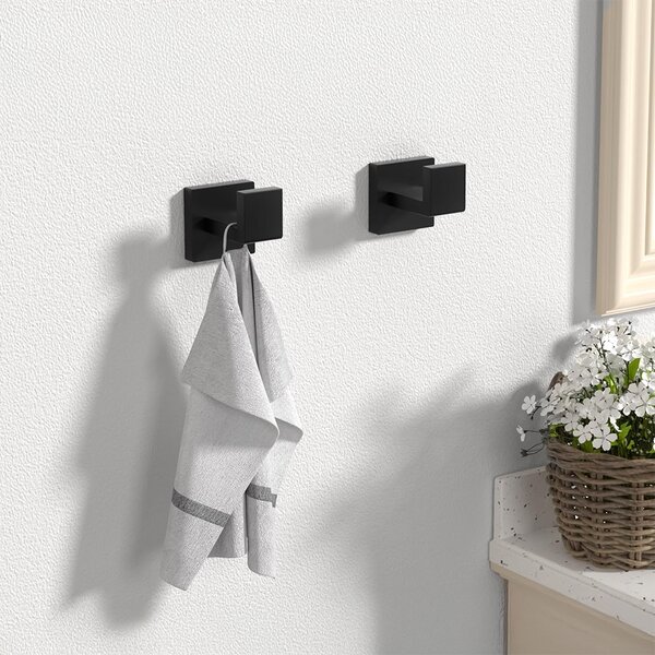 Set accesorii pentru baie Rio Black 4 piese