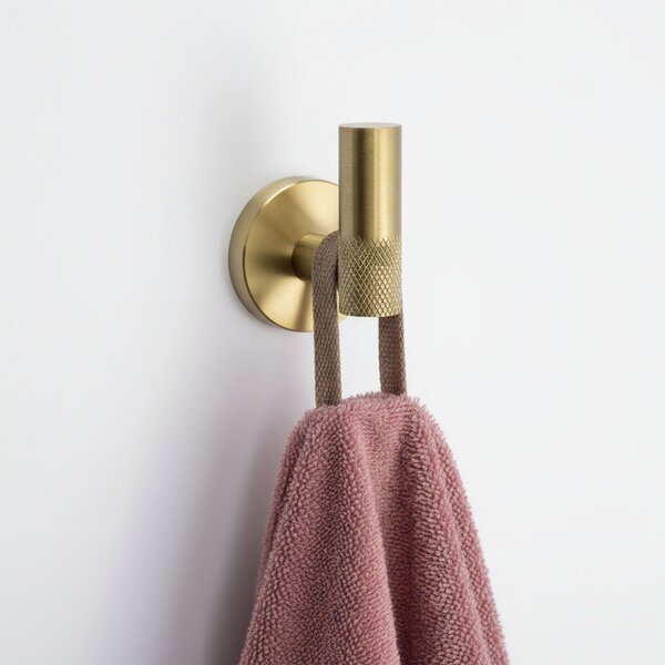 Set accesorii pentru baie GRID Brush Gold 4 piese