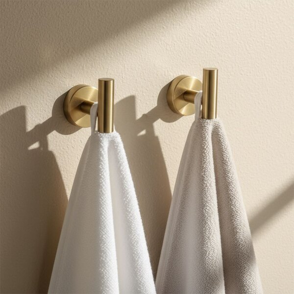 Set accesorii pentru baie Ari Brush Gold 4 piese